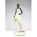 statueta " Art Deco Elegance ". Auro Belcari. 1987 new old stock !